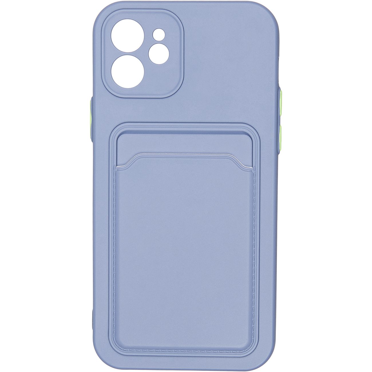 Чехол Carmega Apple iPhone 12 Card синий