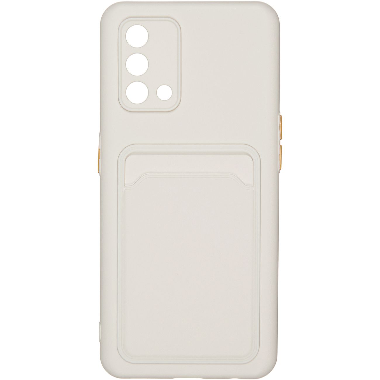 Чехол Carmega OPPO A74 Card белый
