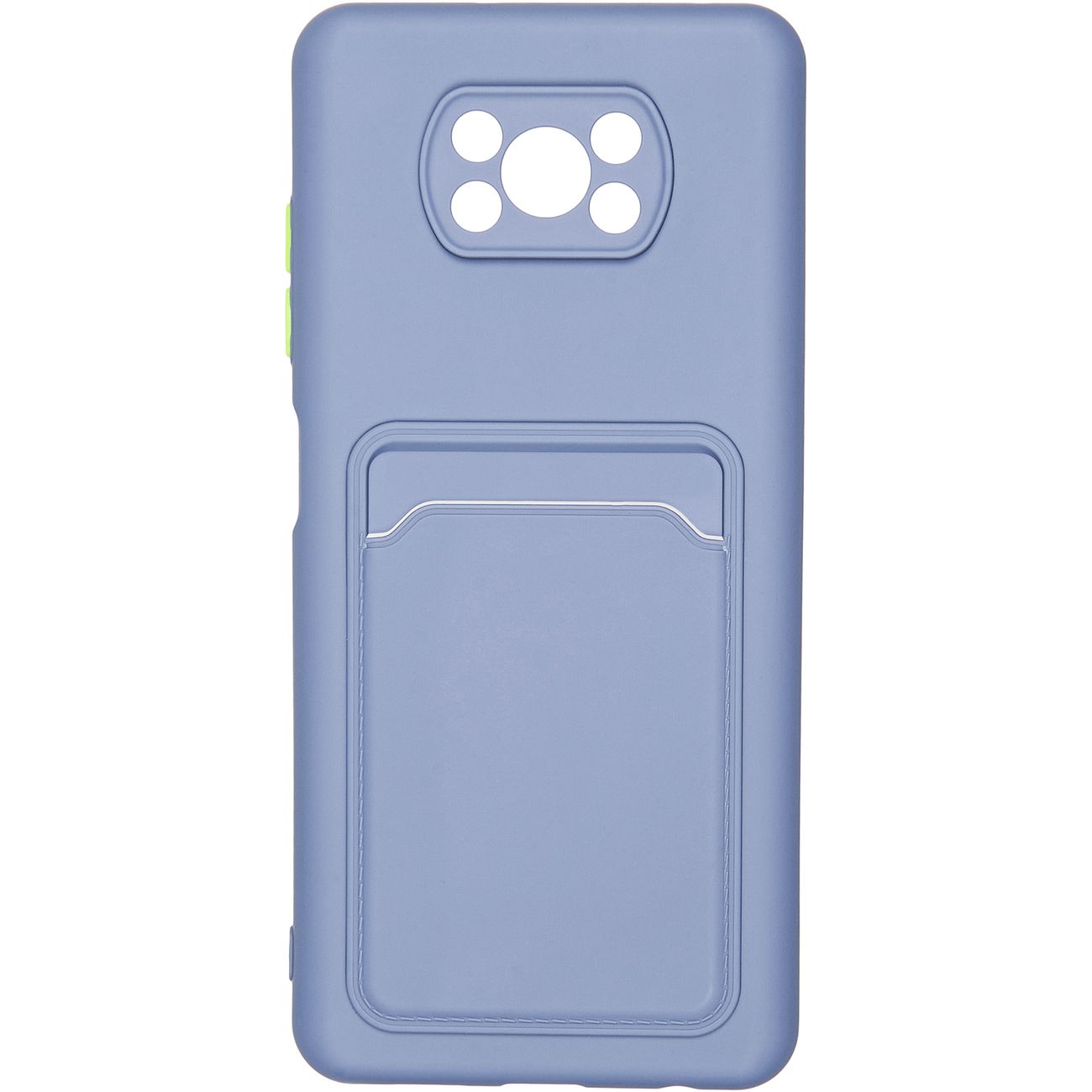 Чехол Carmega Poco X3 Card синий