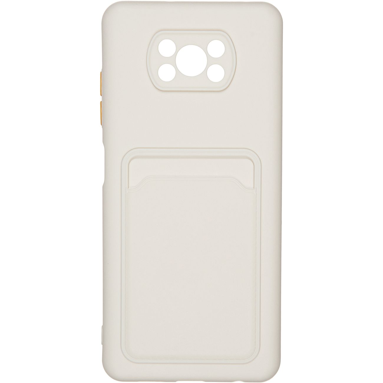 Чехол Carmega Poco X3 NFC Card белый