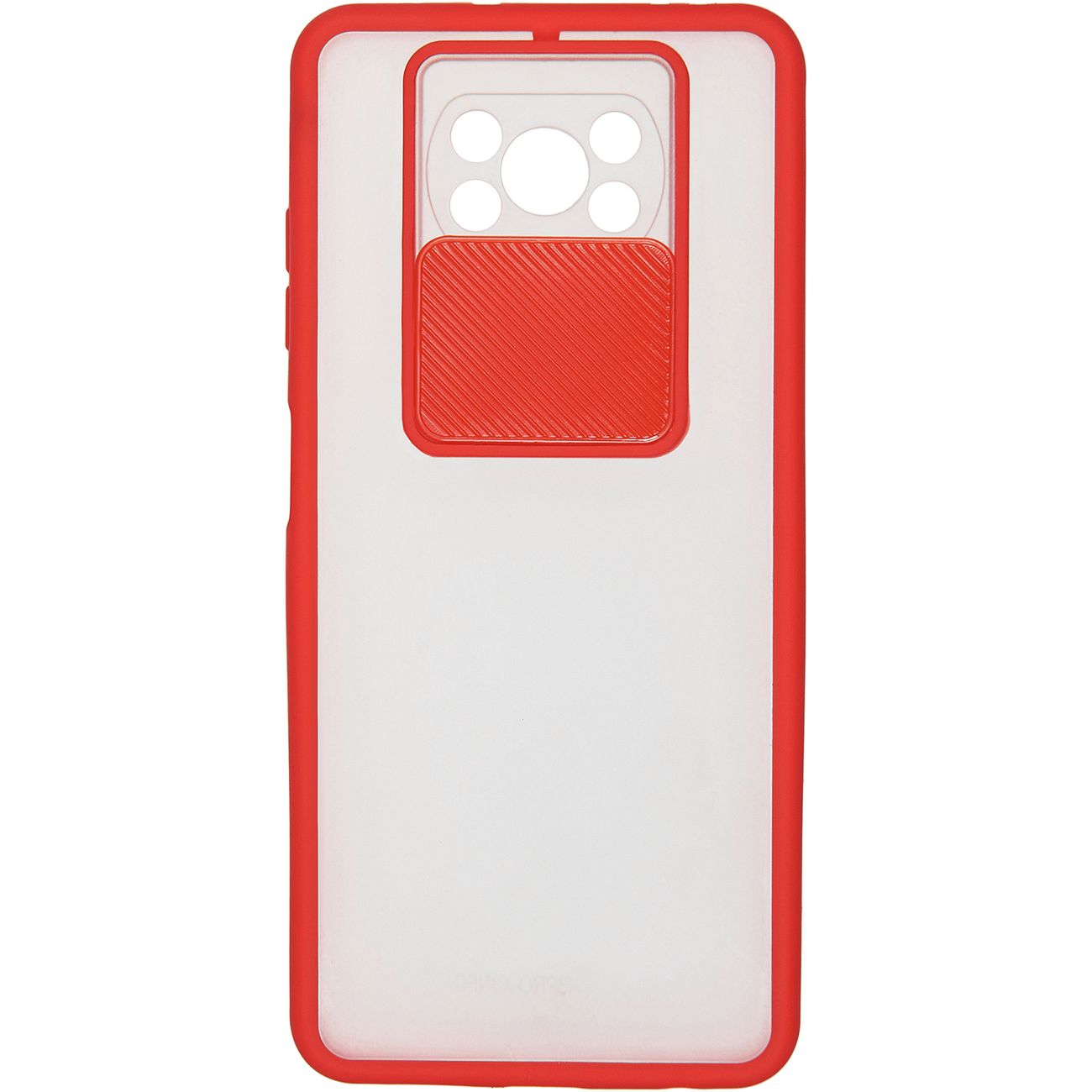 Чехол Carmega Poco X3 Camera красный