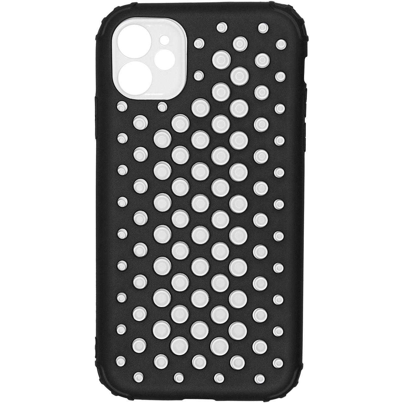 Чехол Carmega Apple iPhone 11 DOT2 черный фото