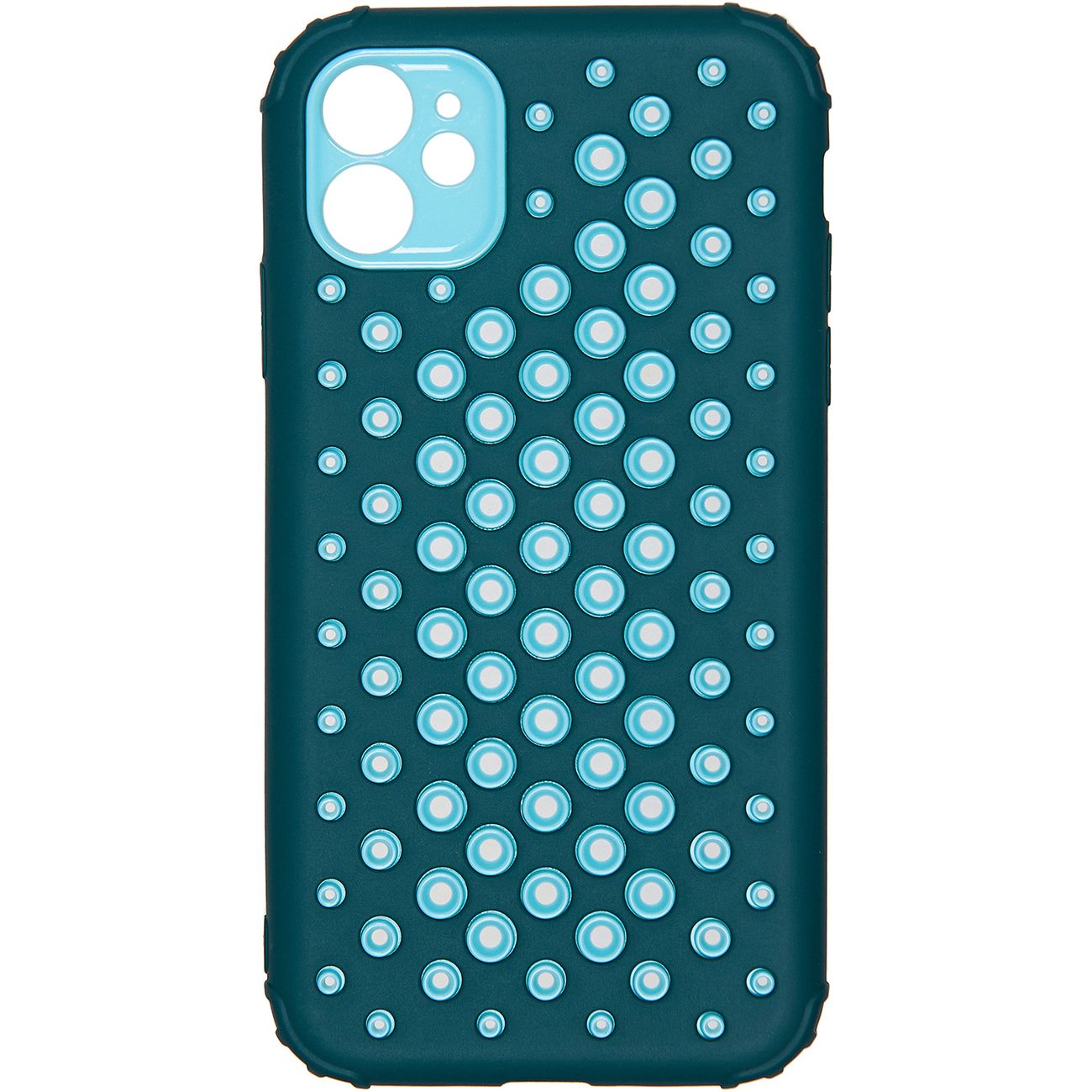 Чехол Carmega Apple iPhone 11 DOT2 зеленый