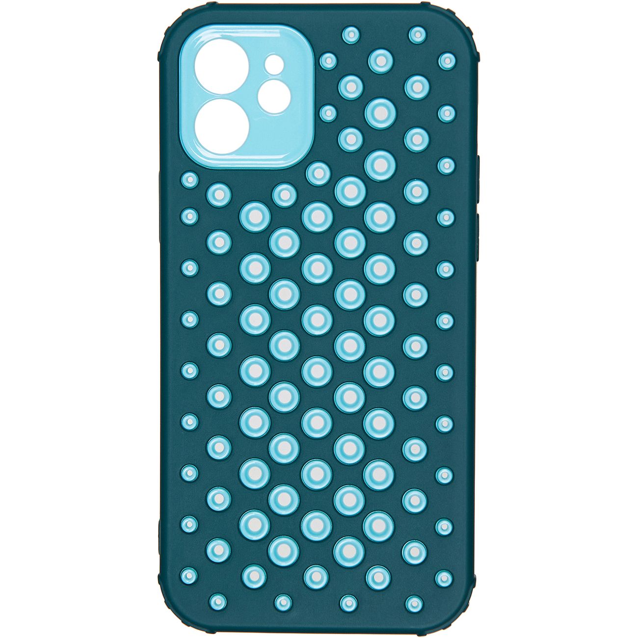 Чехол Carmega Apple iPhone 12 DOT2 зеленый фото