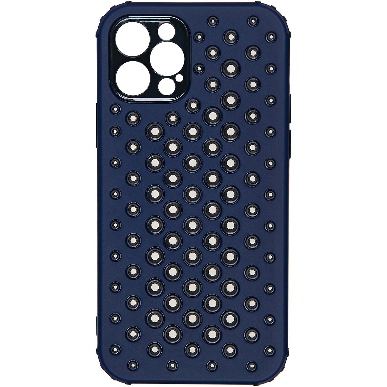 Чехол Carmega Apple iPhone 12 Pro DOT2 синий