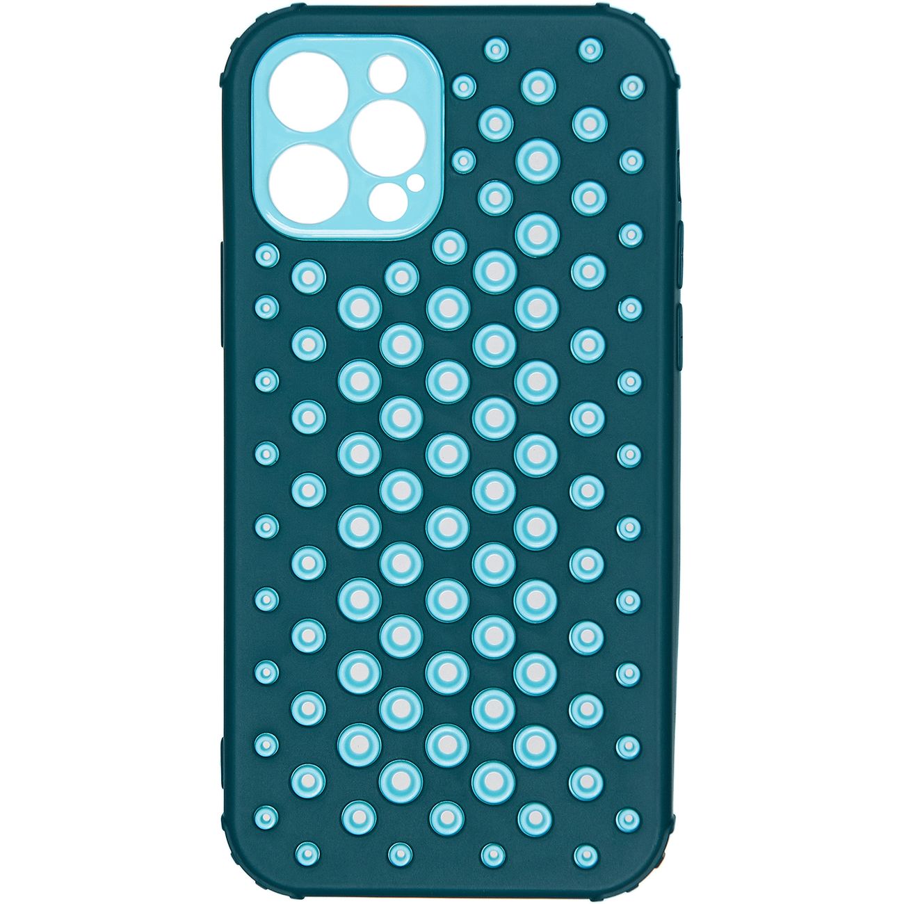 Чехол Carmega Apple iPhone 12 Pro DOT2 зеленый