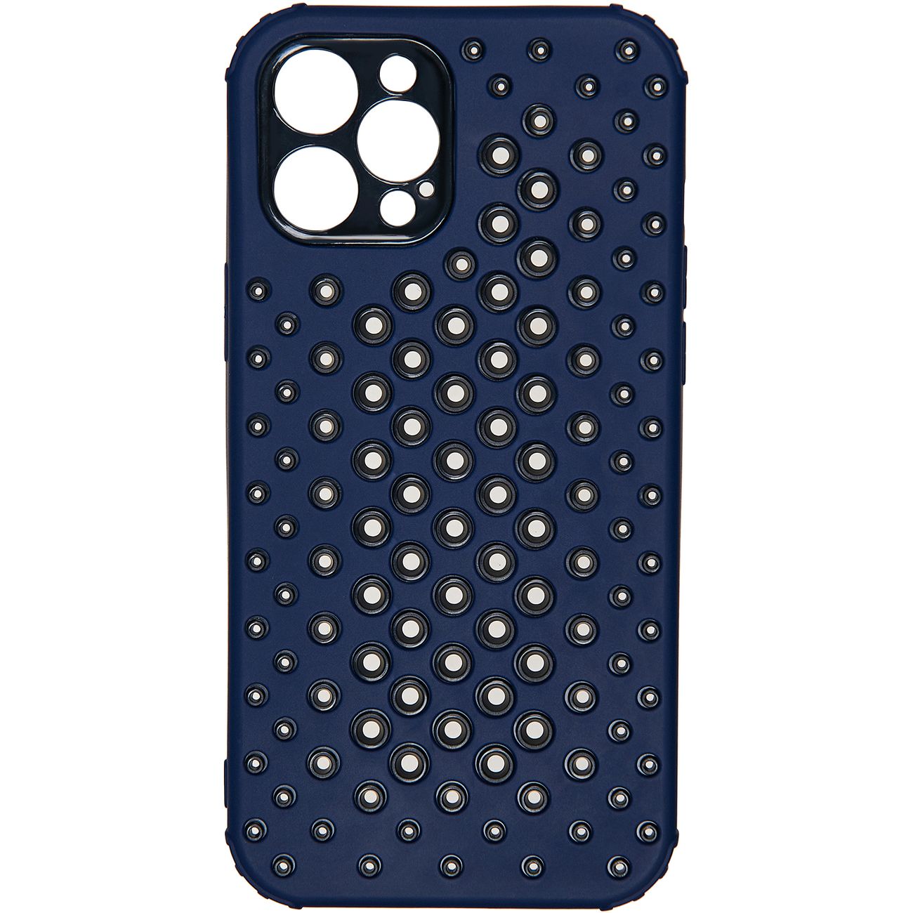 Чехол Carmega Apple iPhone 12 Pro Max DOT2 синий фото