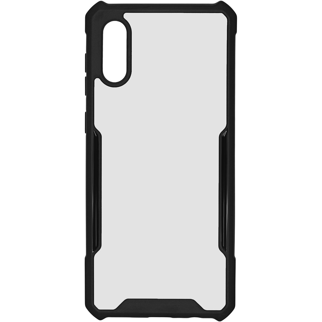 Чехол Carmega Samsung Galaxy A02 Acryl TPU черный фото