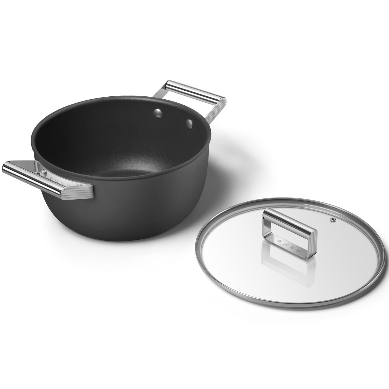 Кастрюля Smeg с крышкой 4,6л (CKFC2411BLM)