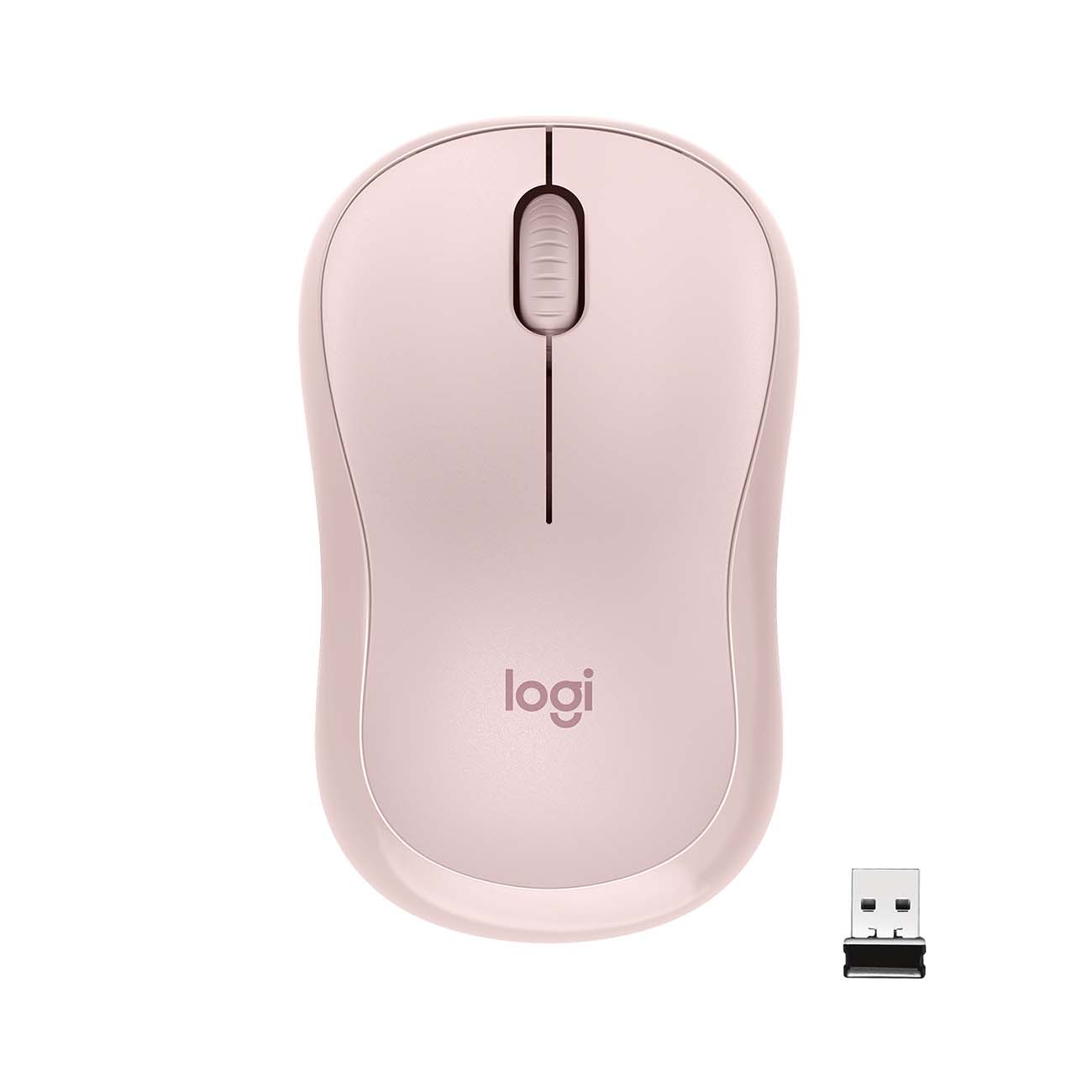 Мышь беспроводная Logitech M220 розовый