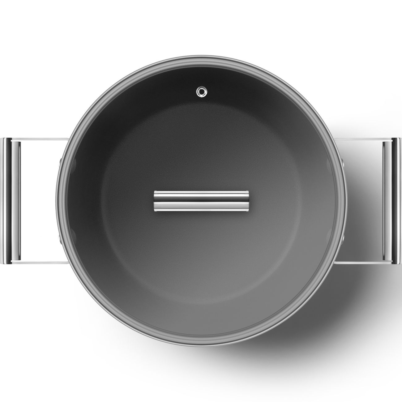 Кастрюля Smeg с крышкой 4,6л (CKFC2411CRM)