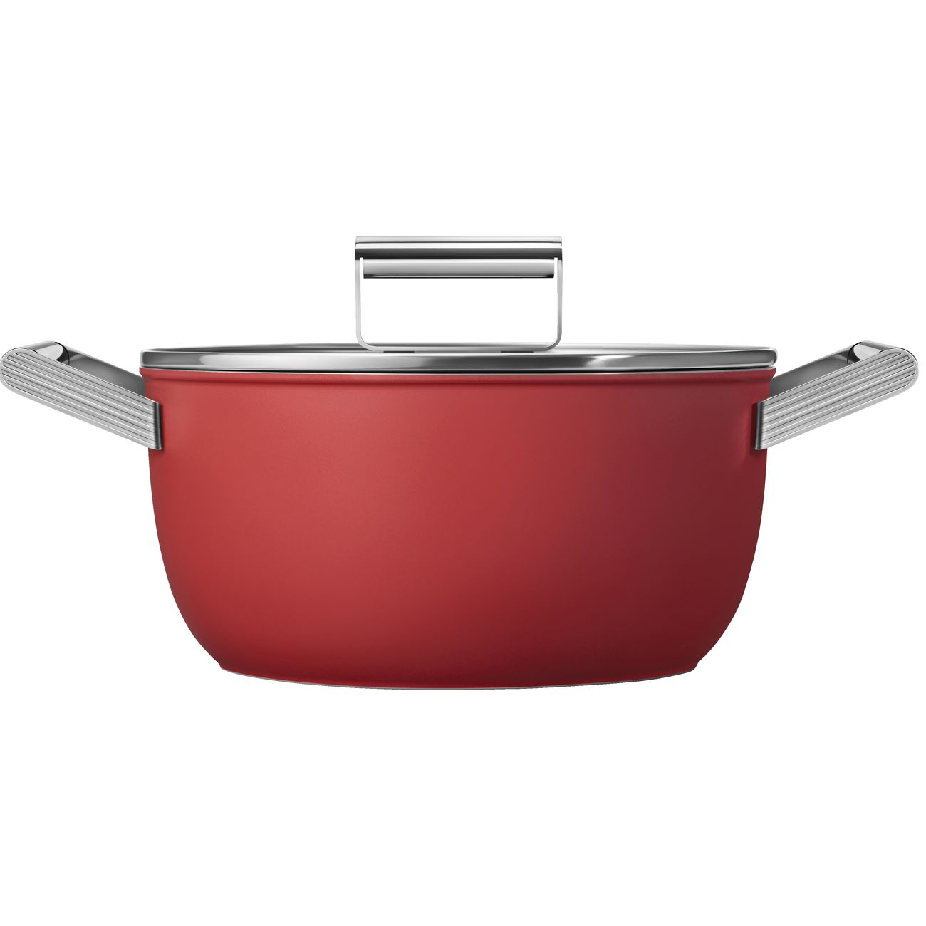 Кастрюля Smeg с крышкой 4,6л (CKFC2411RDM)