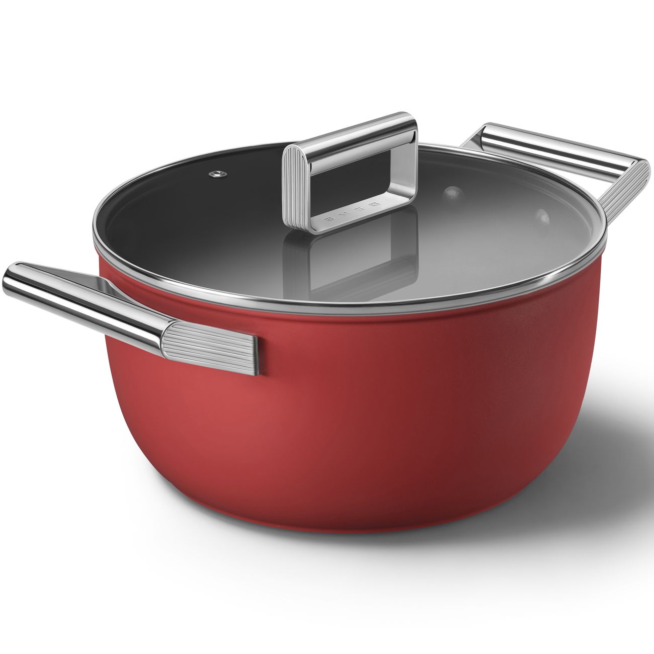 Кастрюля Smeg с крышкой 4,6л (CKFC2411RDM)