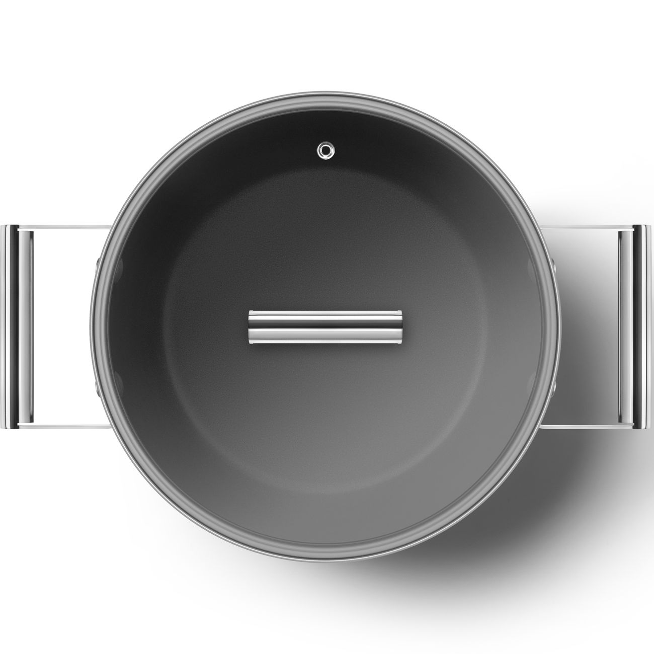 Кастрюля Smeg с крышкой 4,6л (CKFC2411RDM)