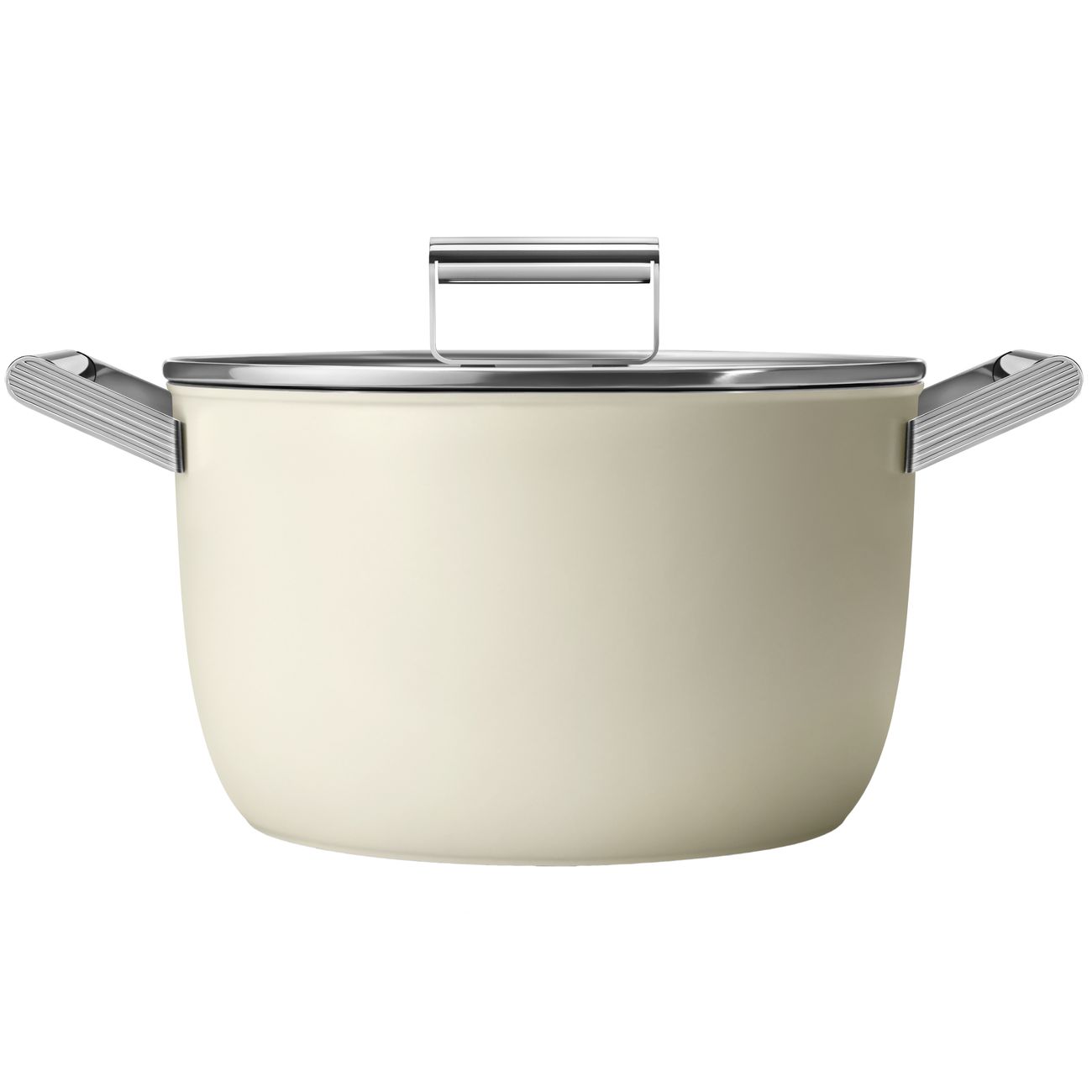 Кастрюля Smeg с крышкой 7,7л (CKFC2611CRM) фото