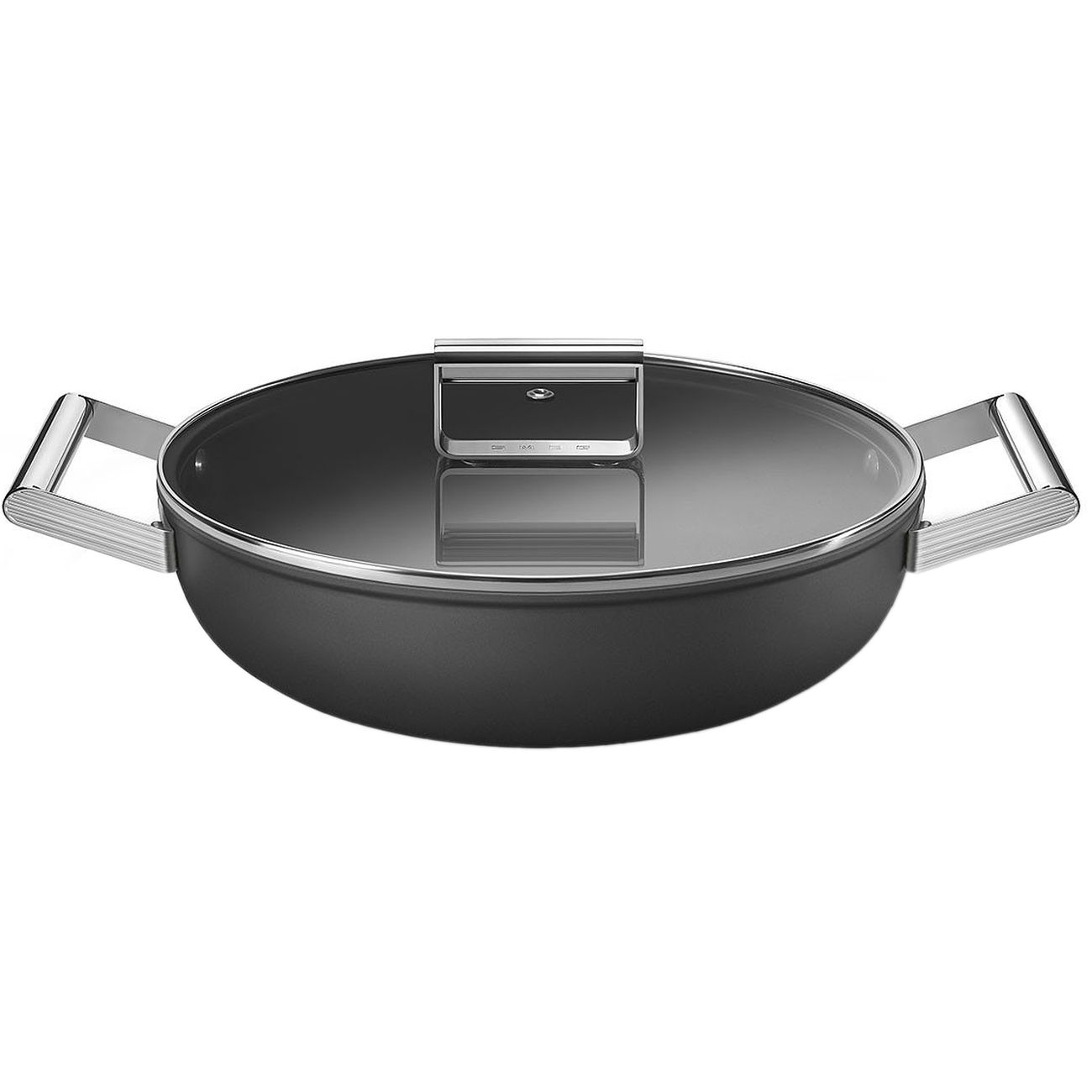 Сковорода Smeg с крышкой 28см (CKFD2811BLM)