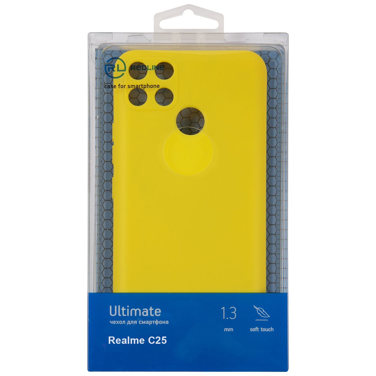 Чехол Red Line Ultimate&nbsp;Realme&nbsp;C25&nbsp;желтый