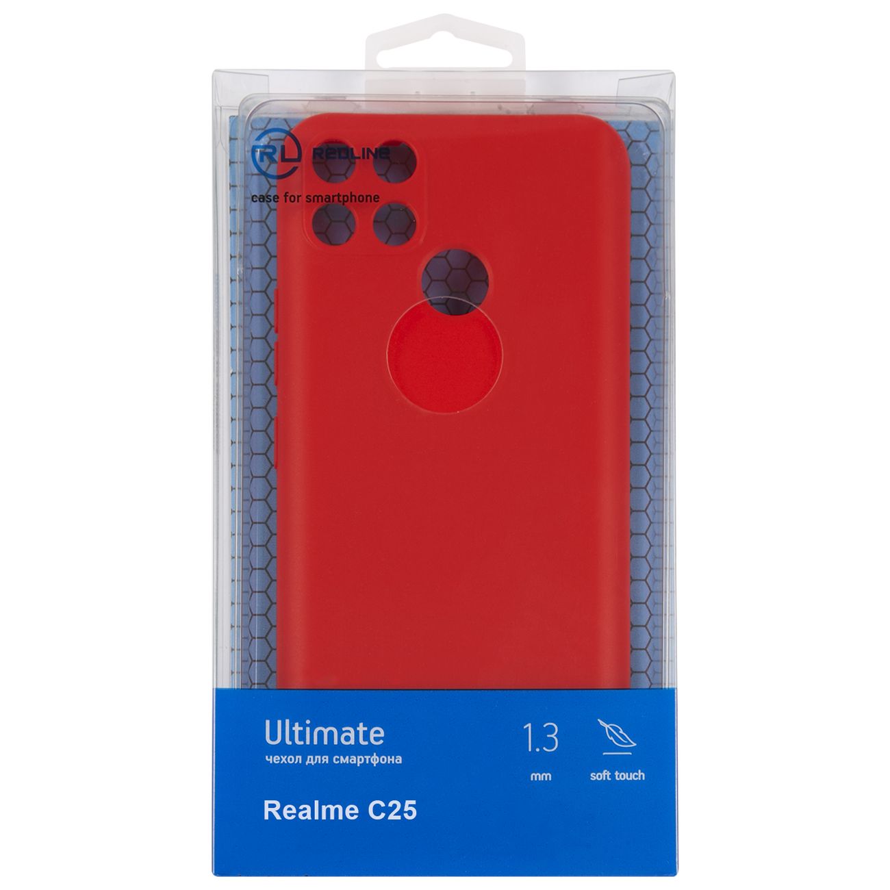 Чехол Red Line Ultimate&nbsp;Realme&nbsp;C25&nbsp;красный