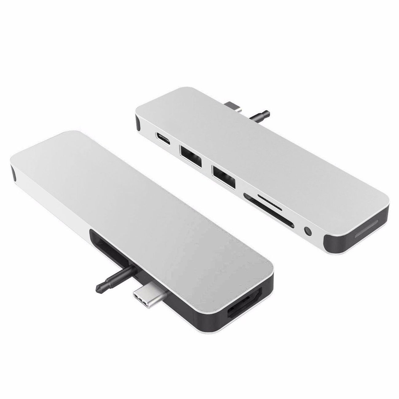 Переходник Hyper Drive SOLO USB Type-C (GN21D-SILVER)