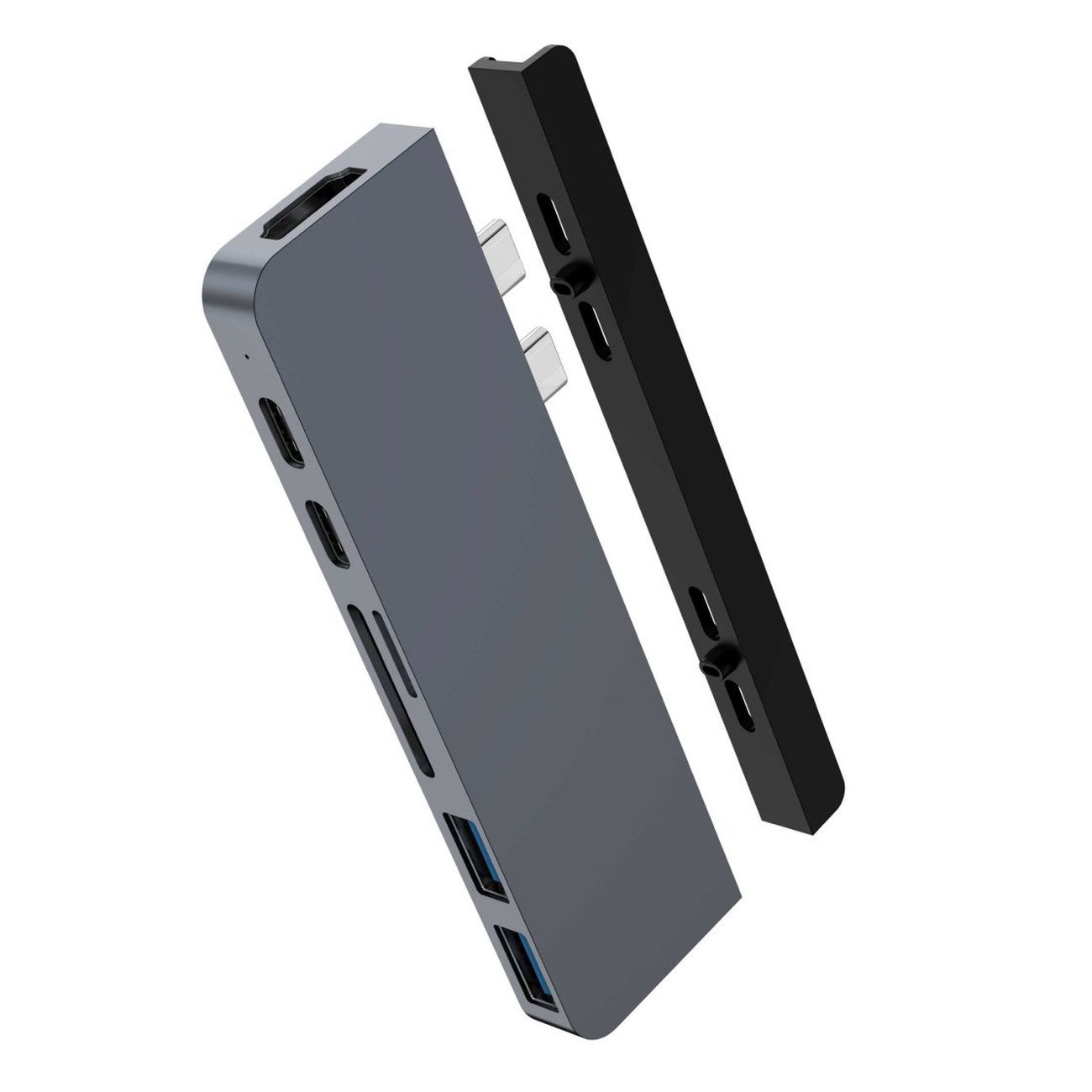 Переходник Hyper Drive USB-C (HD28C-GRAY) фото