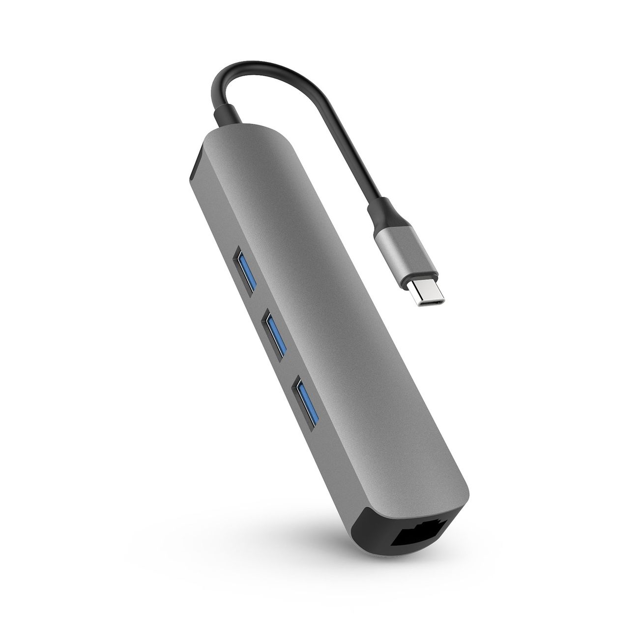Переходник Hyper Drive USB-C Type-C (HD233B-GRAY)