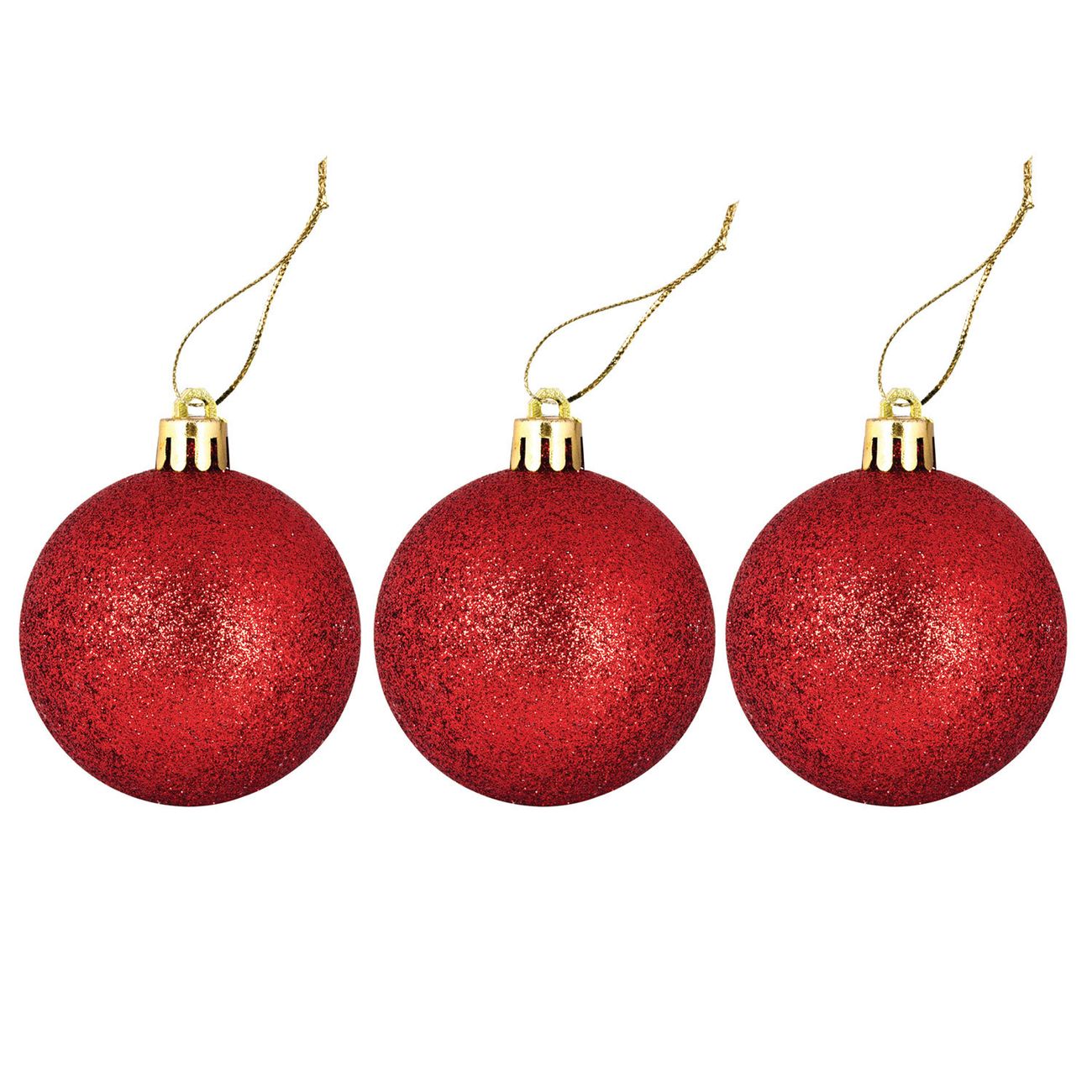 Шары елочные Золотая сказка 12шт КРАСНЫЕ