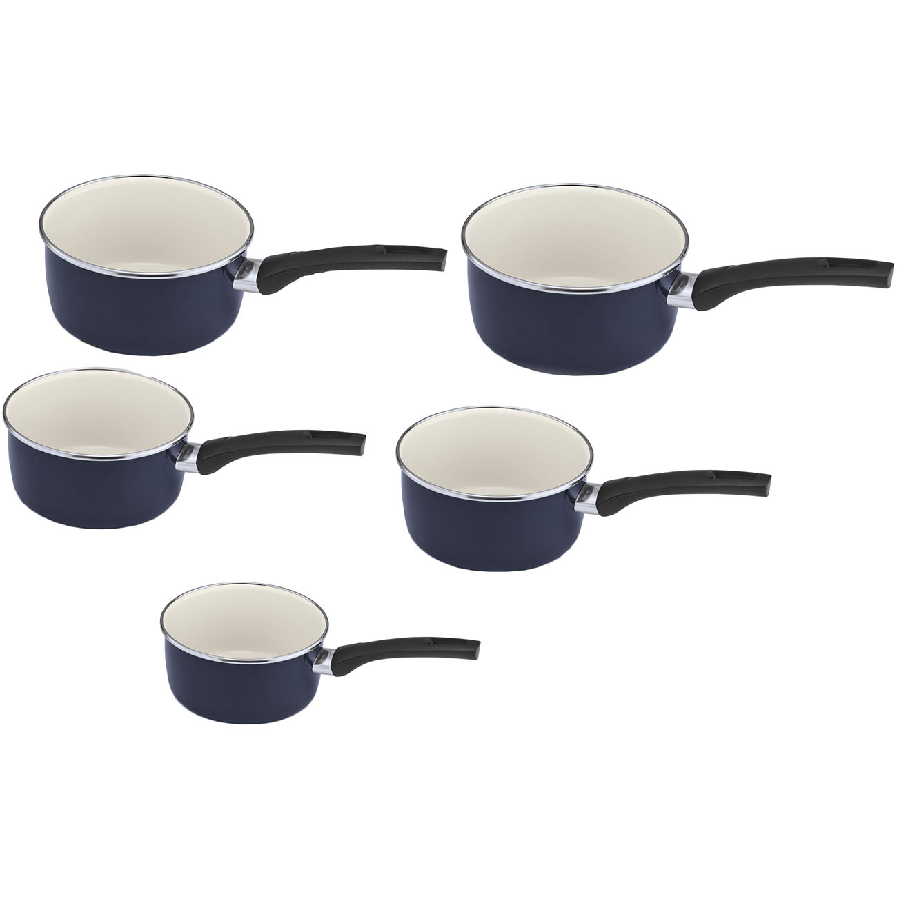 Набор сотейников Beka Boheme Blue/White 5пр. (14936994)