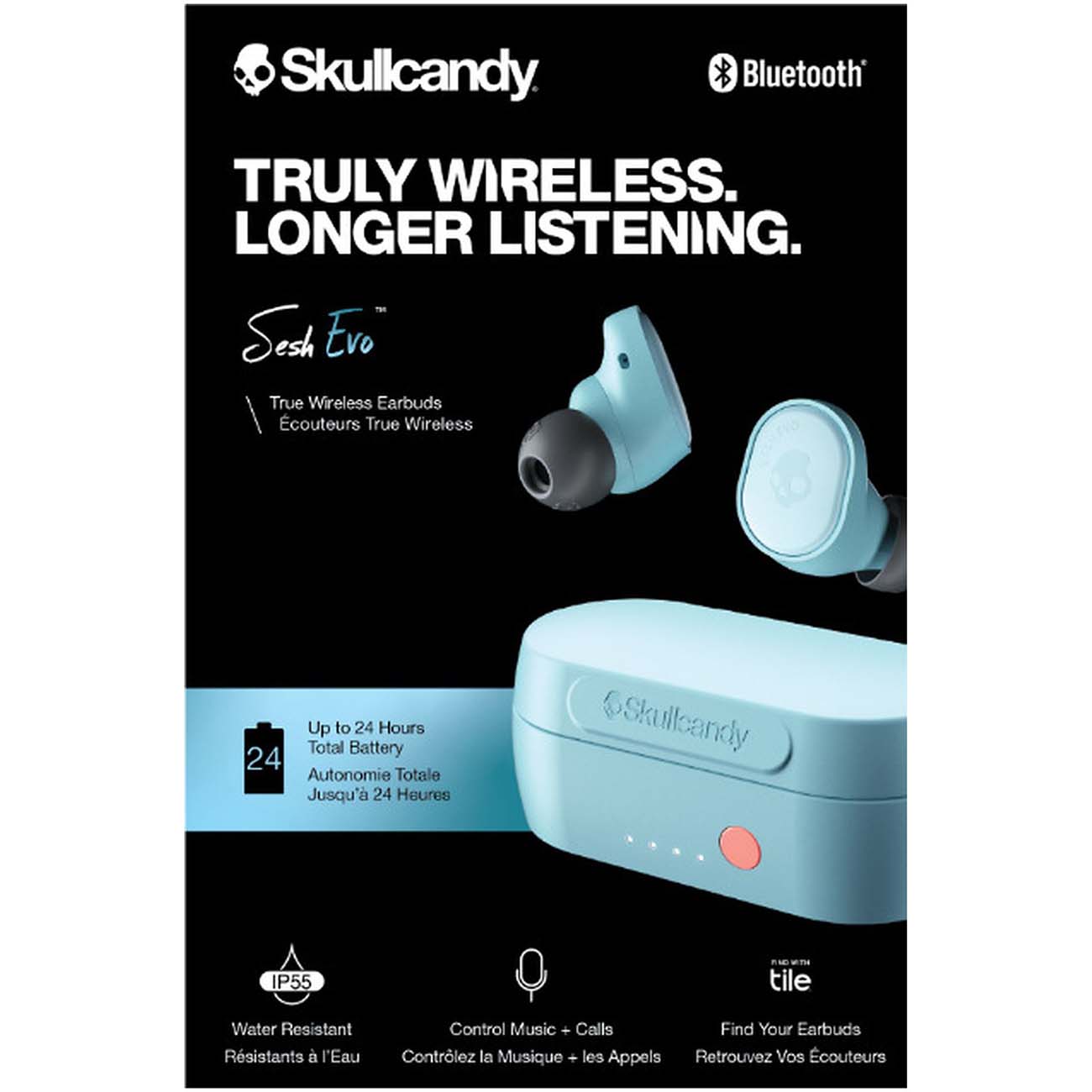 Наушники True Wireless Skullcandy SESH EVO синие (S2TVW-N743)