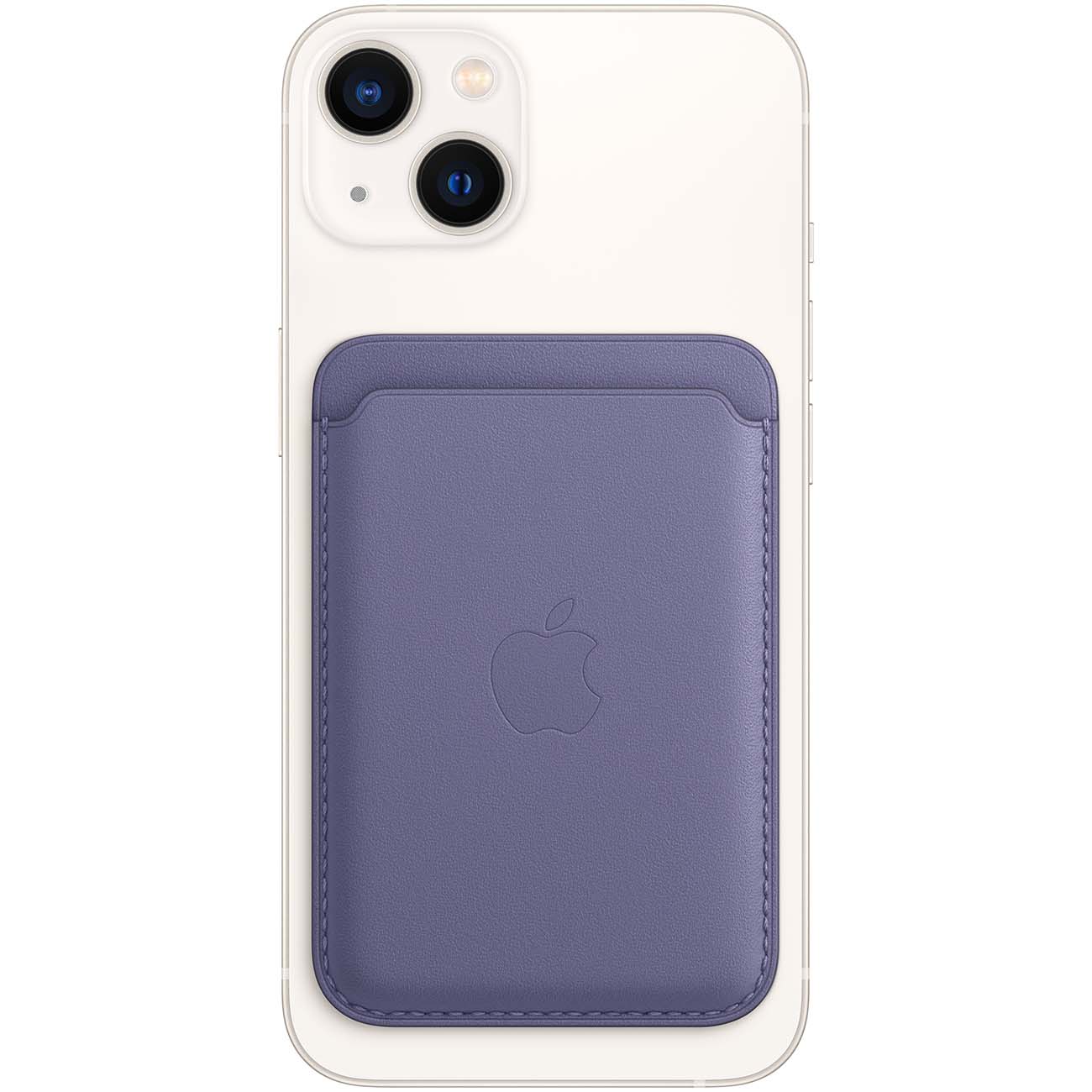 Кардхолдер для Apple iPhone Leather Wallet MagSafe глициния