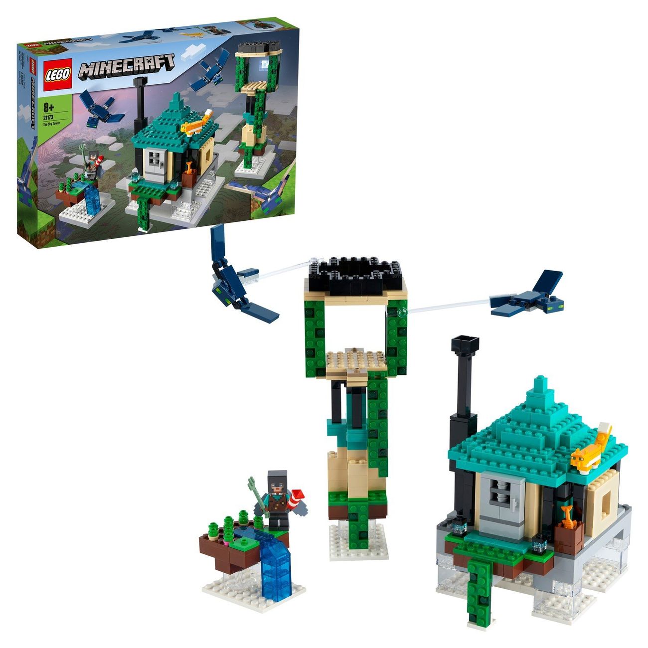 Конструктор детский Lego Minecraft Небесная башня (21173)