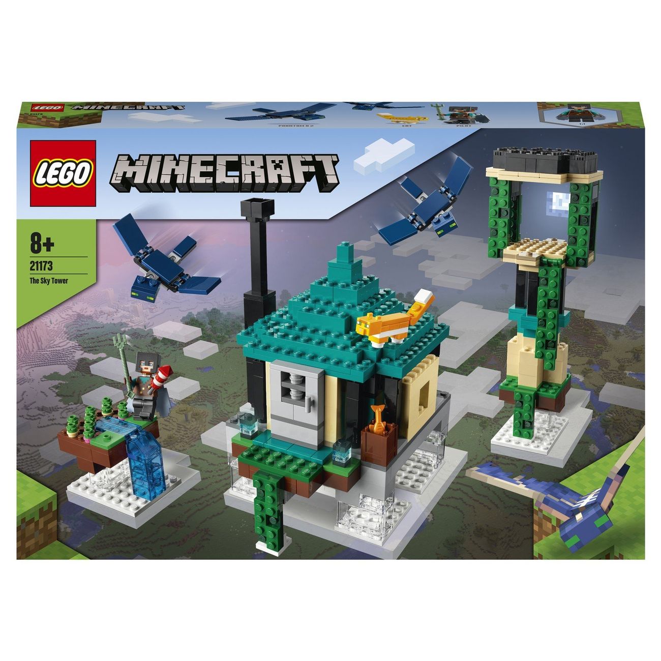 Конструктор детский Lego Minecraft Небесная башня (21173)