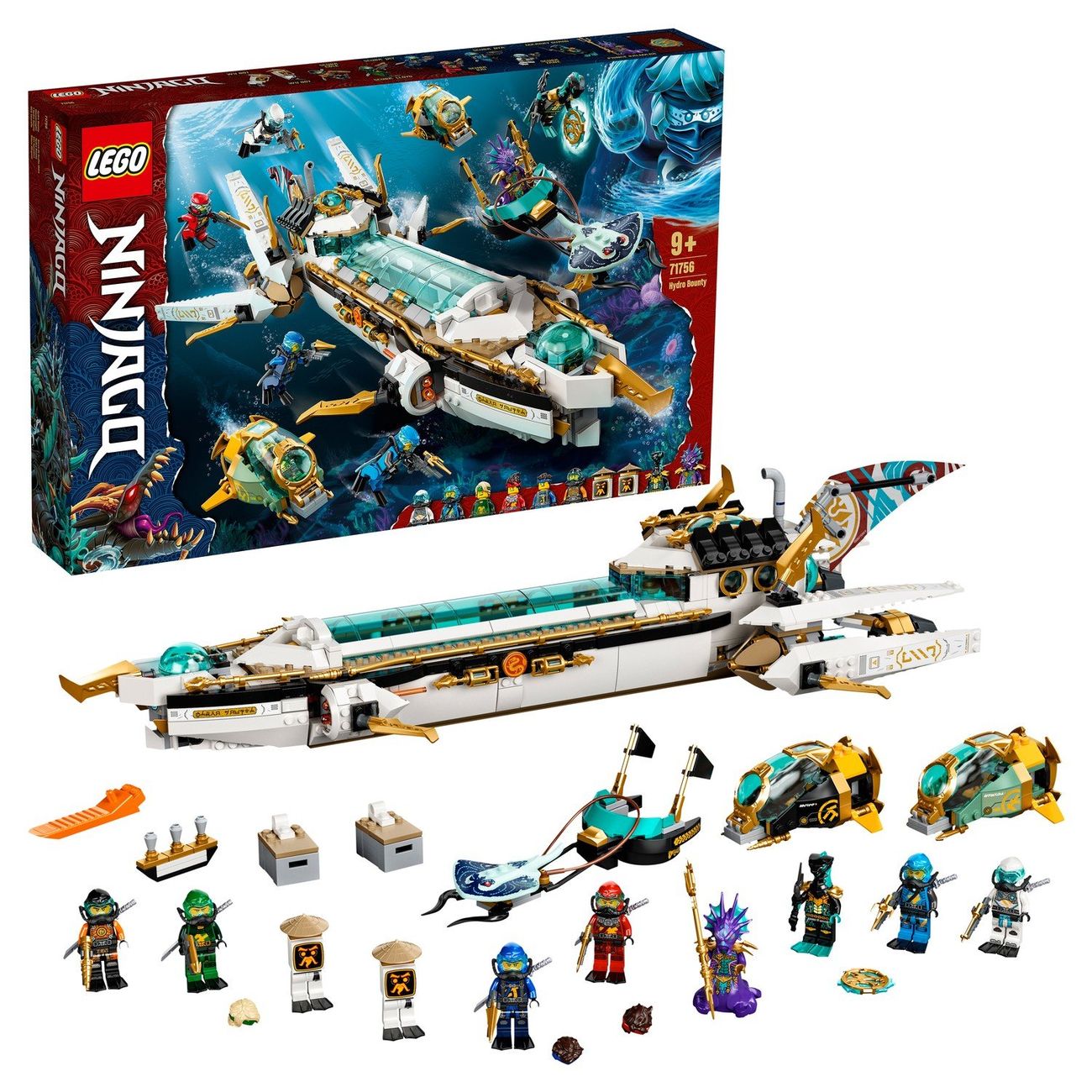 Конструктор детский Lego Ninjago Подводный Дар Судьбы (71756)