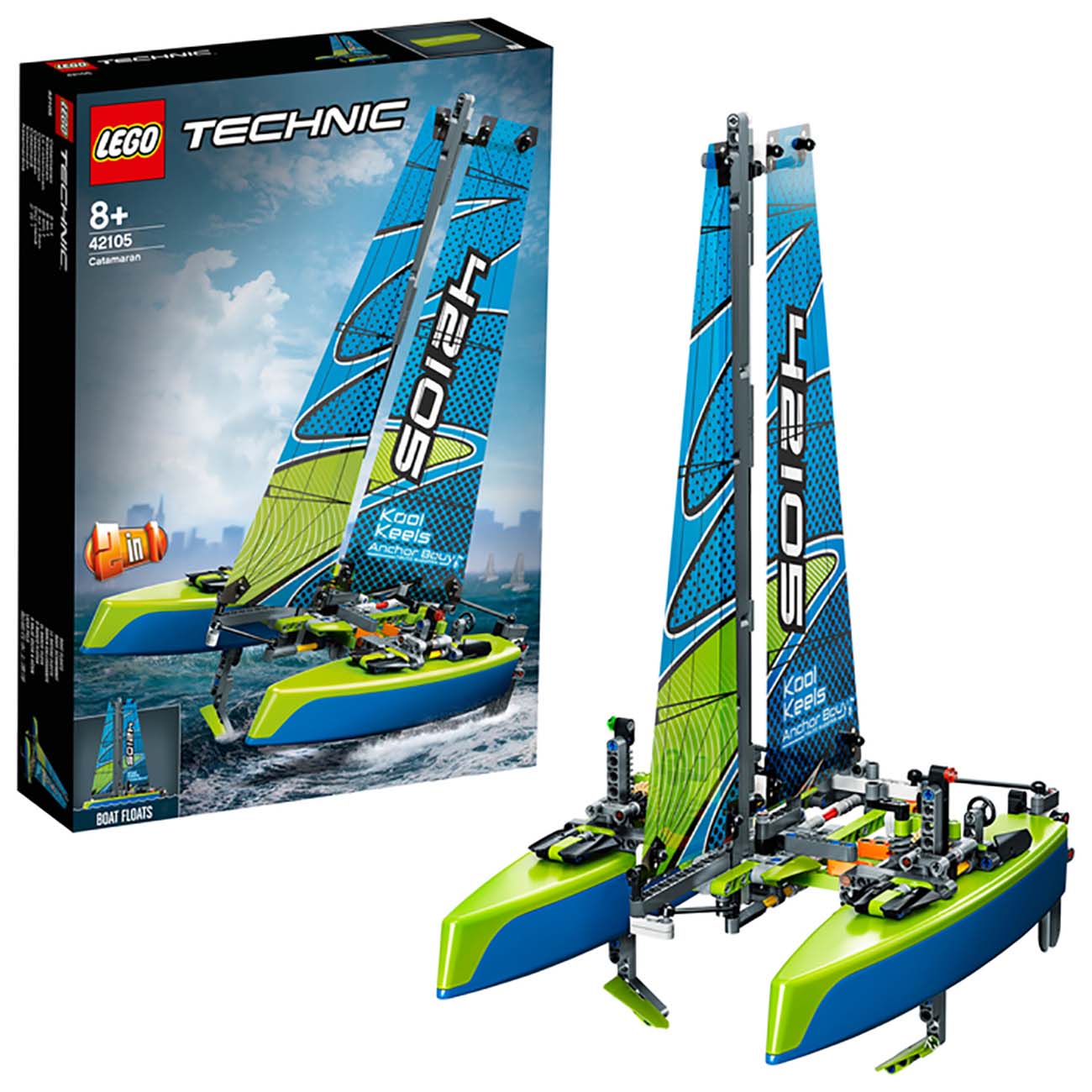 Конструктор детский Lego TECHNIC Катамаран (42105) фото