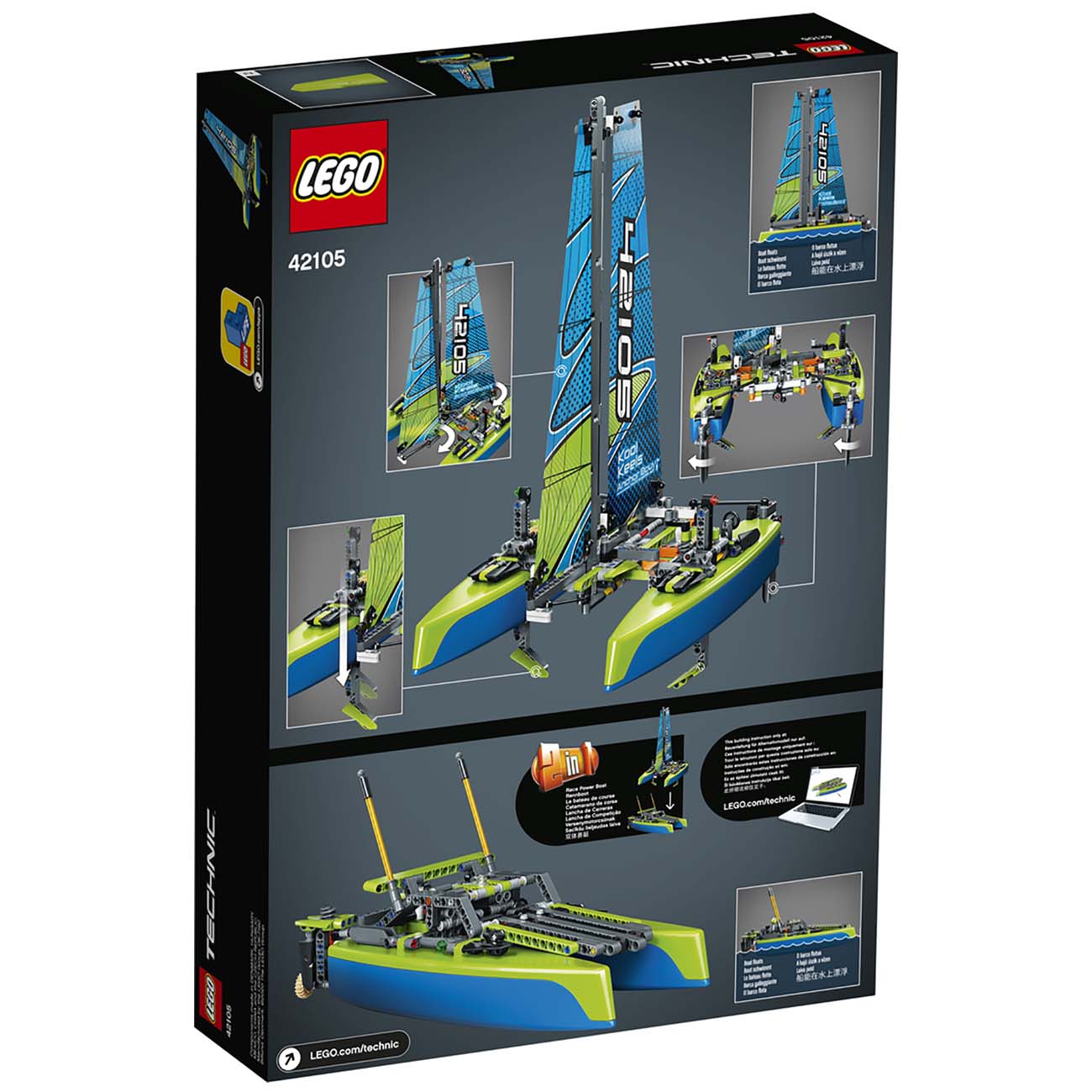 Конструктор детский Lego TECHNIC Катамаран (42105)