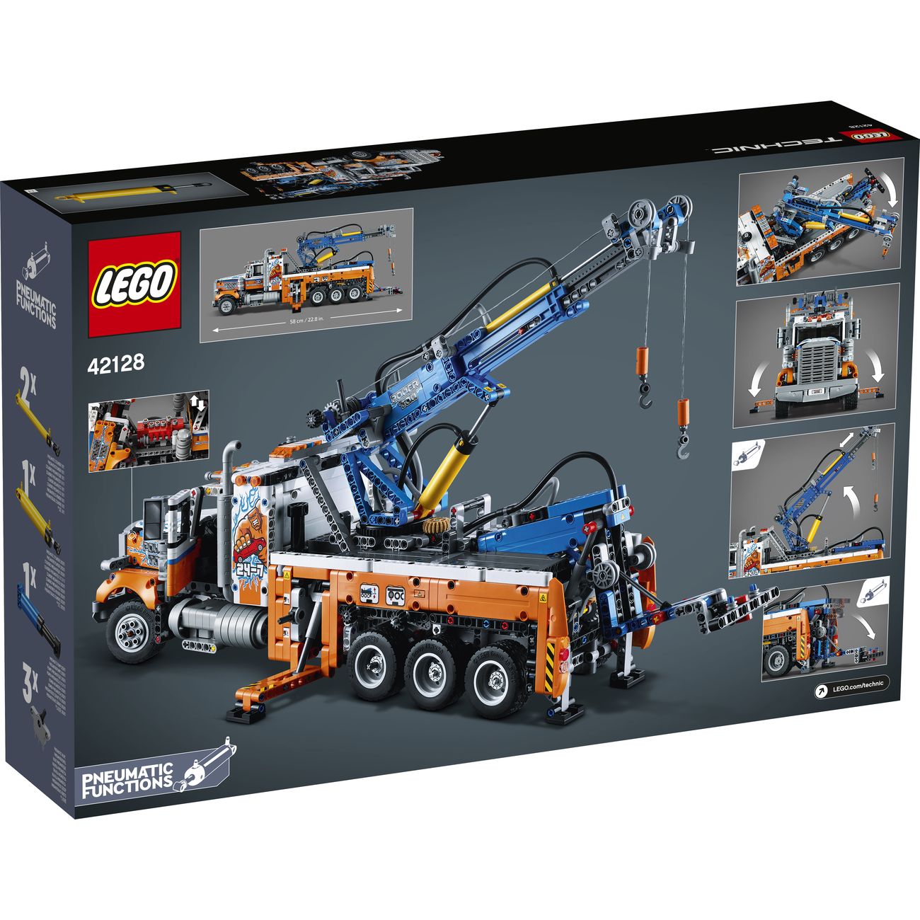 Конструктор детский Lego TECHNIC Грузовой эвакуатор (42128)