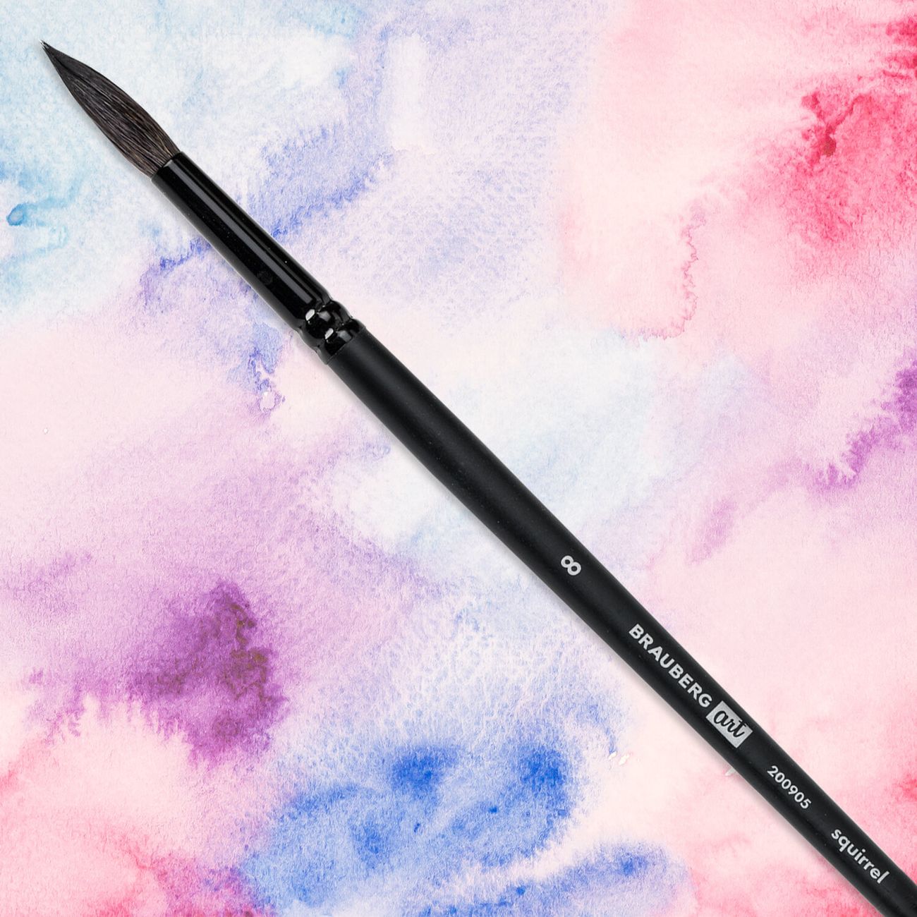 Кисть художественная натуральная Brauberg 200905 Art Classic, белка, круглая, № 8, д/р