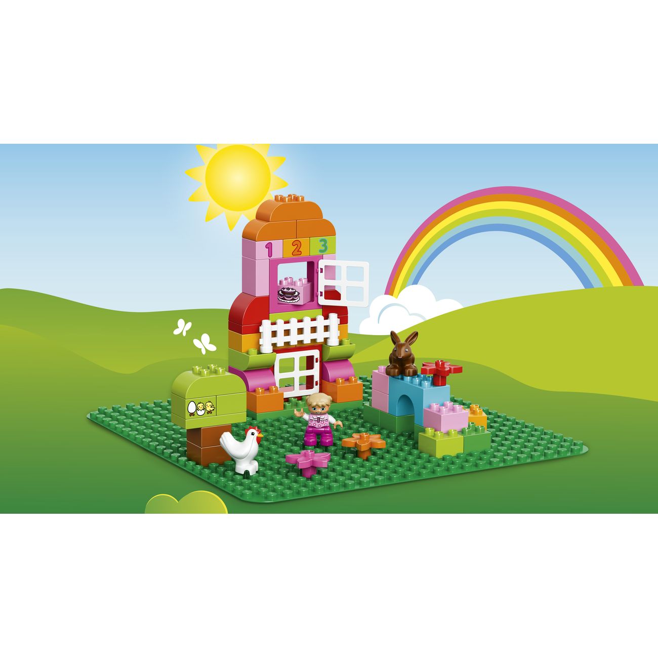 Конструктор детский Lego DUPLO Строительная пластина (38х38) (2304)