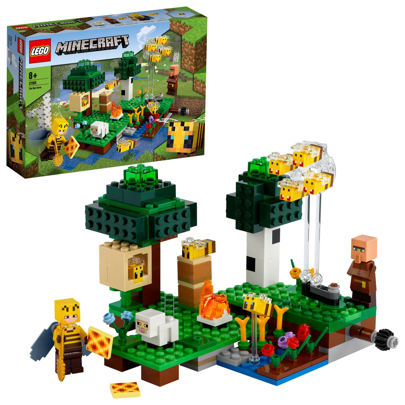 Конструктор детский Lego Minecraft Пасека (21165)