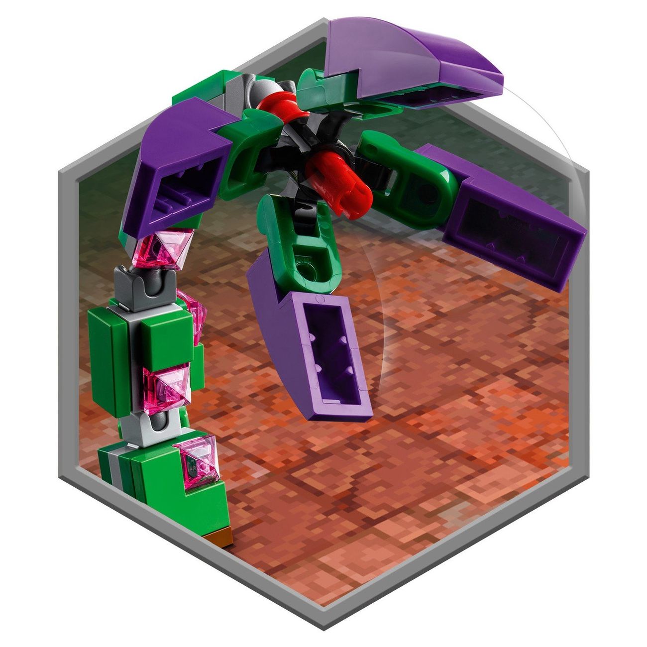 Конструктор детский Lego Minecraft Мерзость из джунглей (21176)