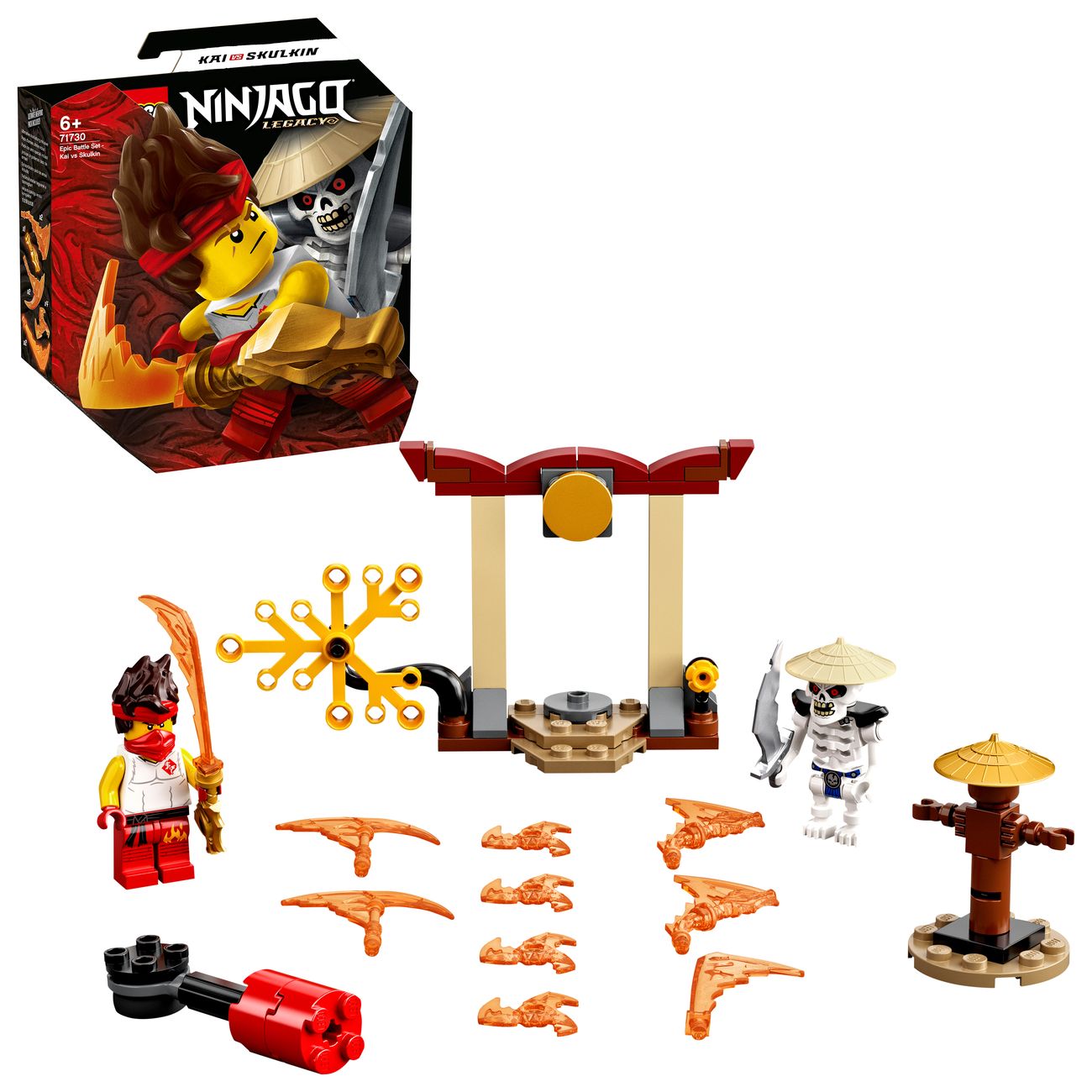 Конструктор детский Lego Ninjago Кай против Армии скелетов (71730)