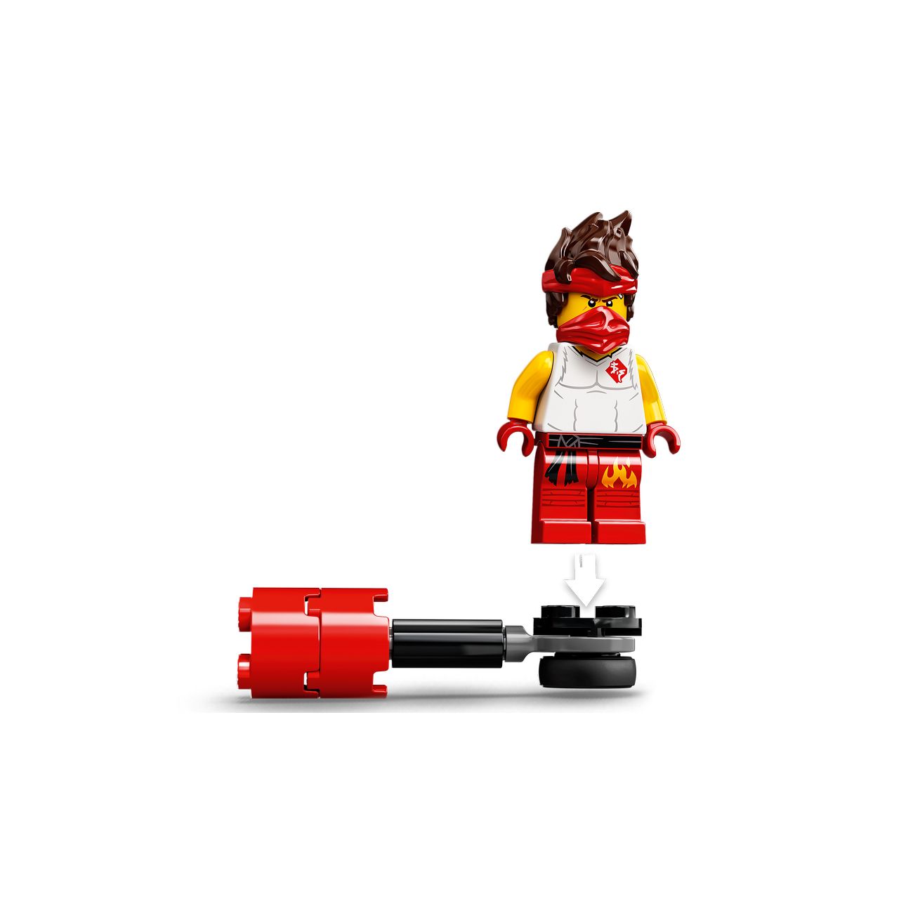 Конструктор детский Lego Ninjago Кай против Армии скелетов (71730)