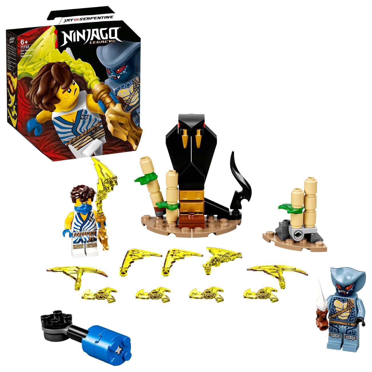 Конструктор детский Lego Ninjago Джей против воина-серпентина (71732)