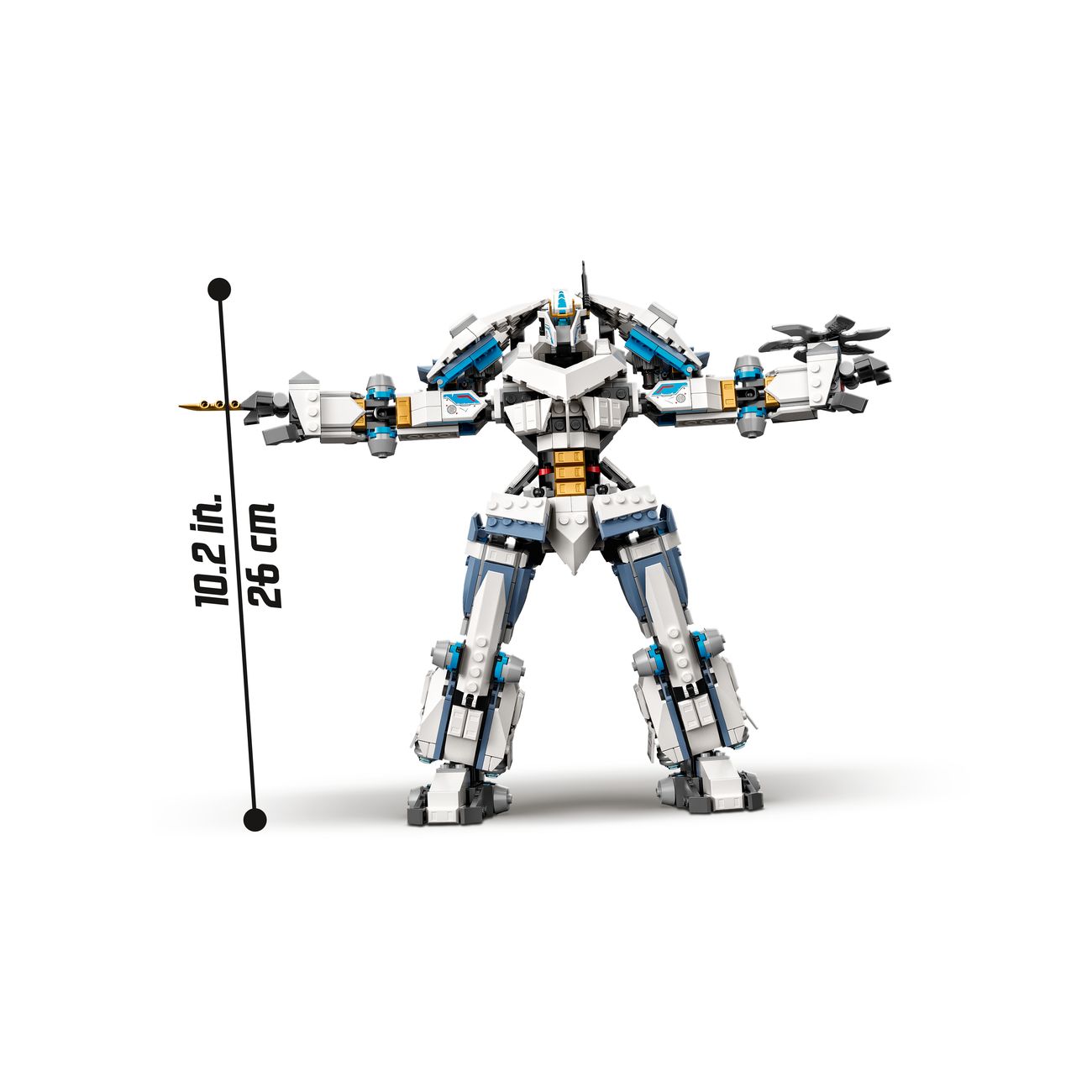 Конструктор детский Lego Ninjago Битва с роботом Зейна (71738)