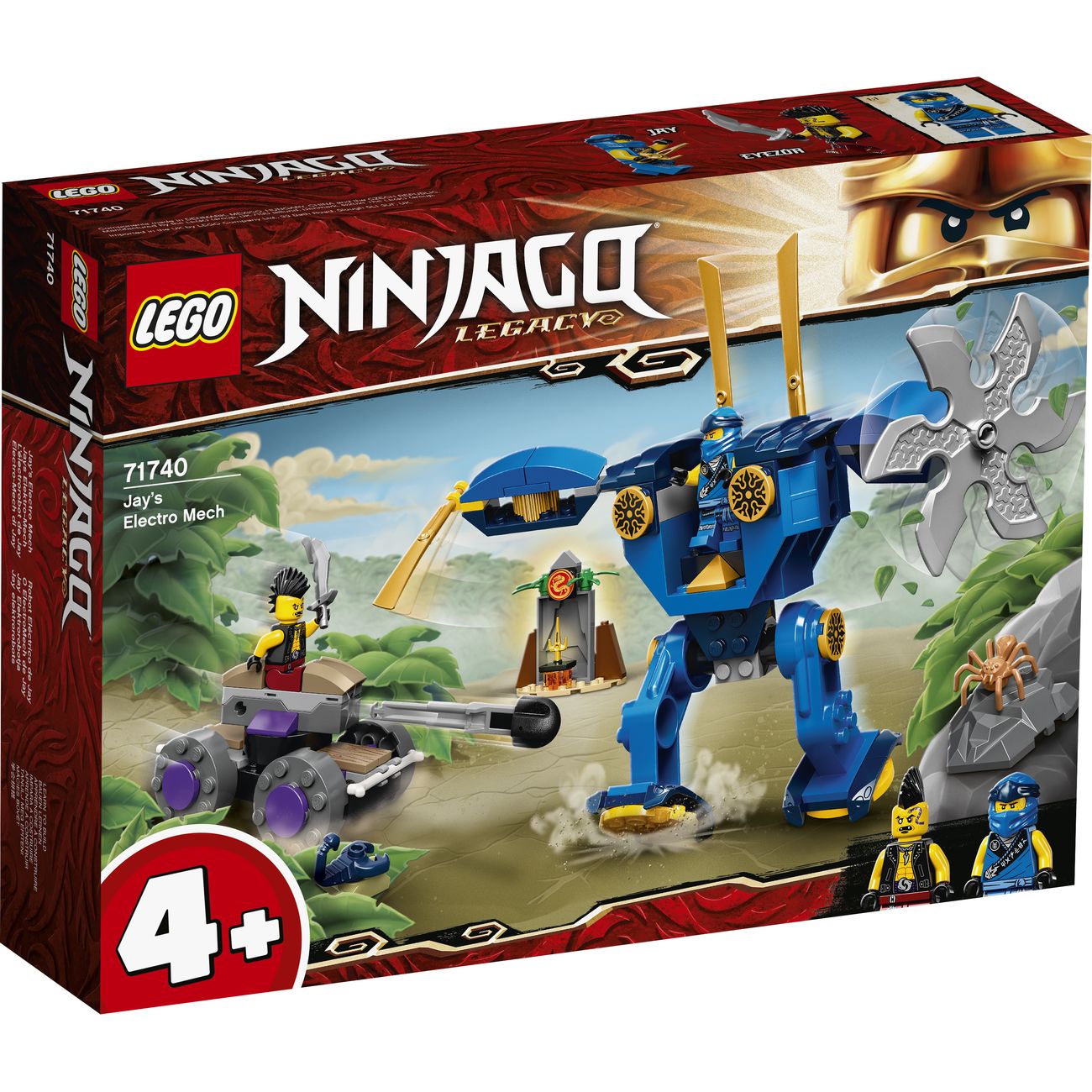 Конструктор детский Lego Ninjago Электрический робот Джея (71740)