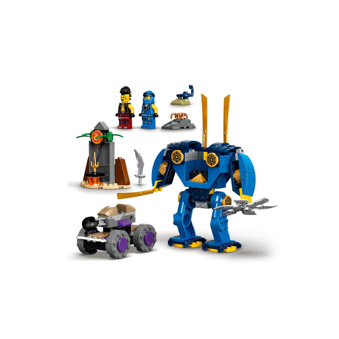 Конструктор детский Lego Ninjago Электрический робот Джея (71740)