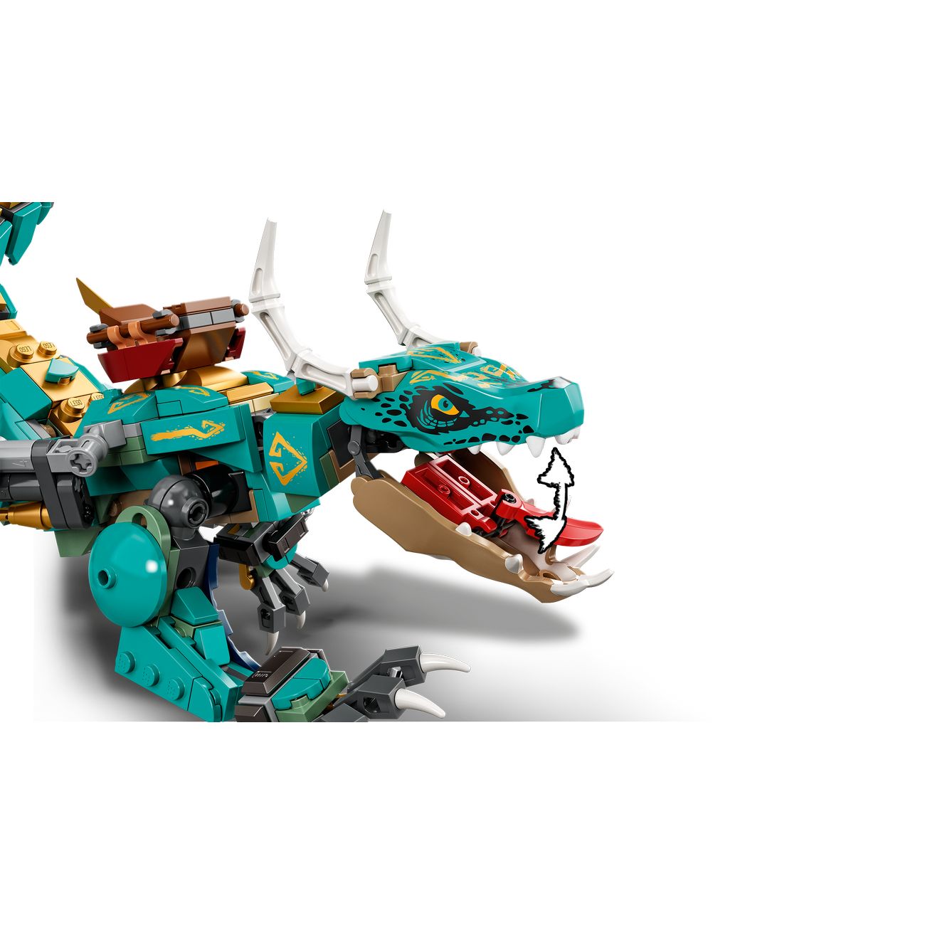 Конструктор детский Lego Ninjago Дракон из джунглей (71746)