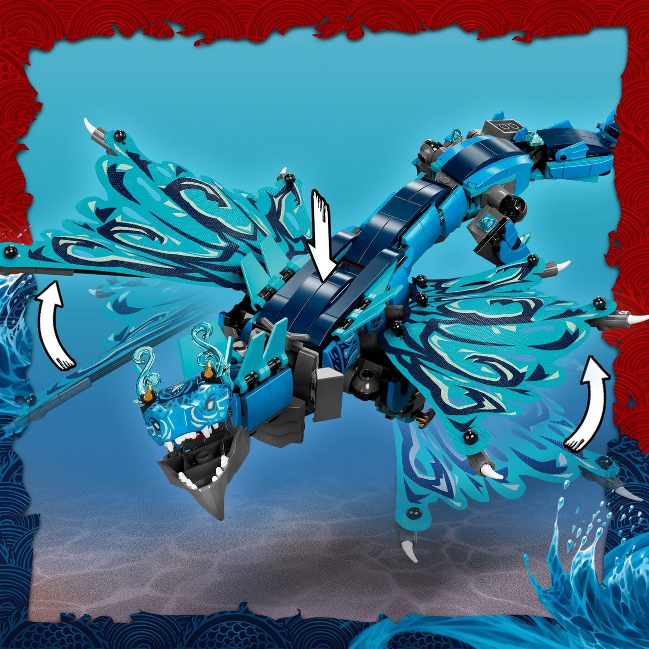 Конструктор детский Lego Ninjago Водный дракон (71754)