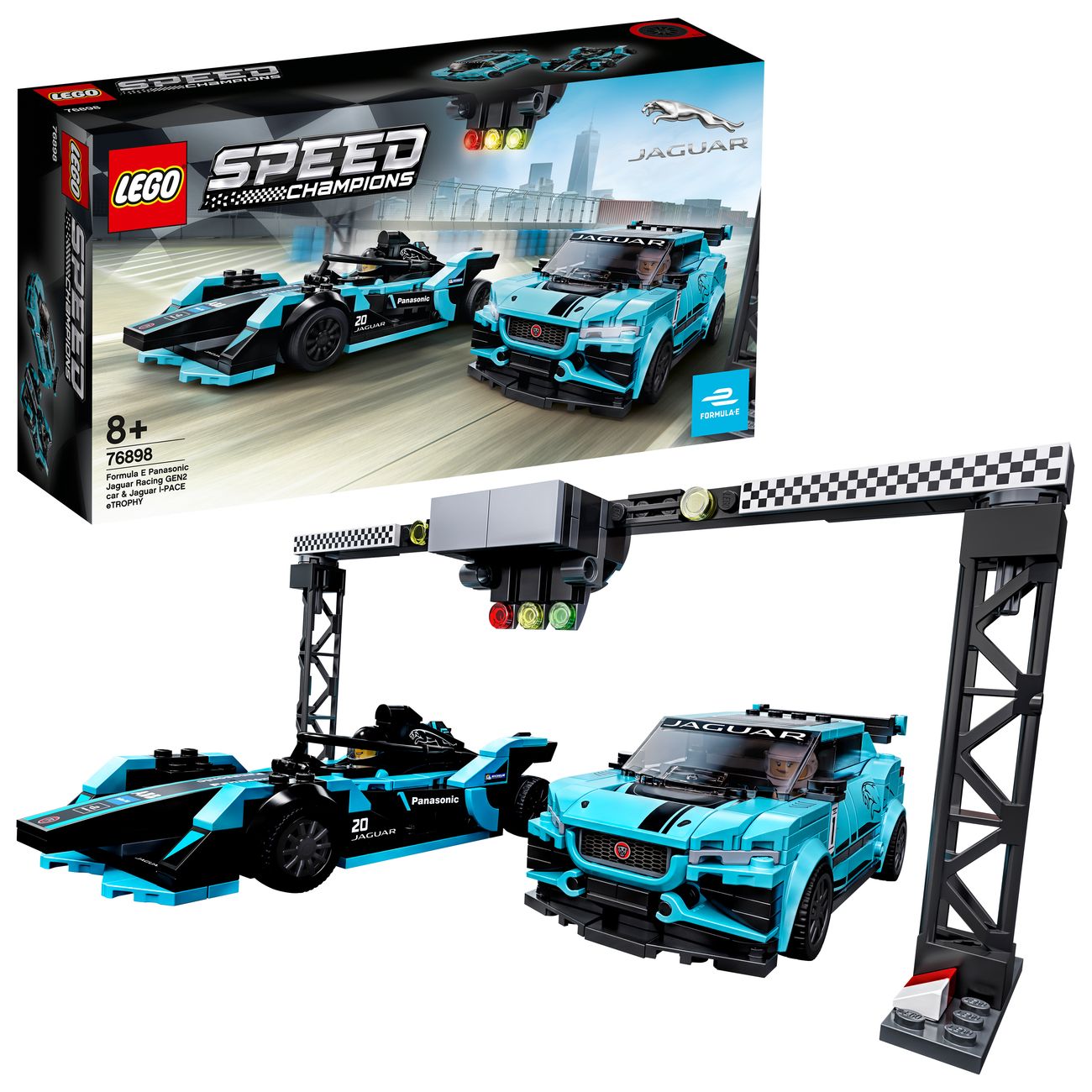 Конструктор детский Lego Speed Champions Formula E (76898)