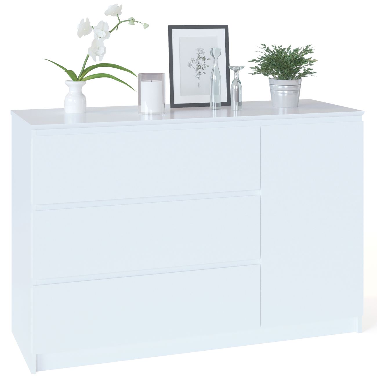 Комод Сокол Меб.фабрика Т-3р белый