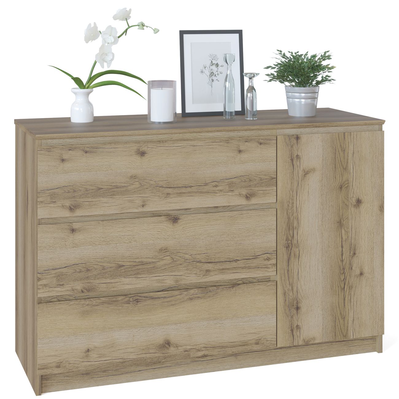 Комод Сокол Меб.фабрика Т-3р дуб делано